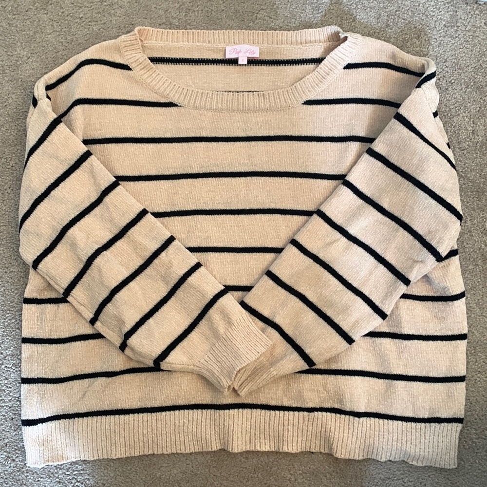 Pink Lily slouchy sweater a